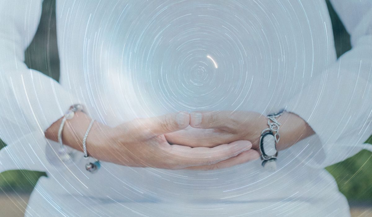 one hand on top of the other