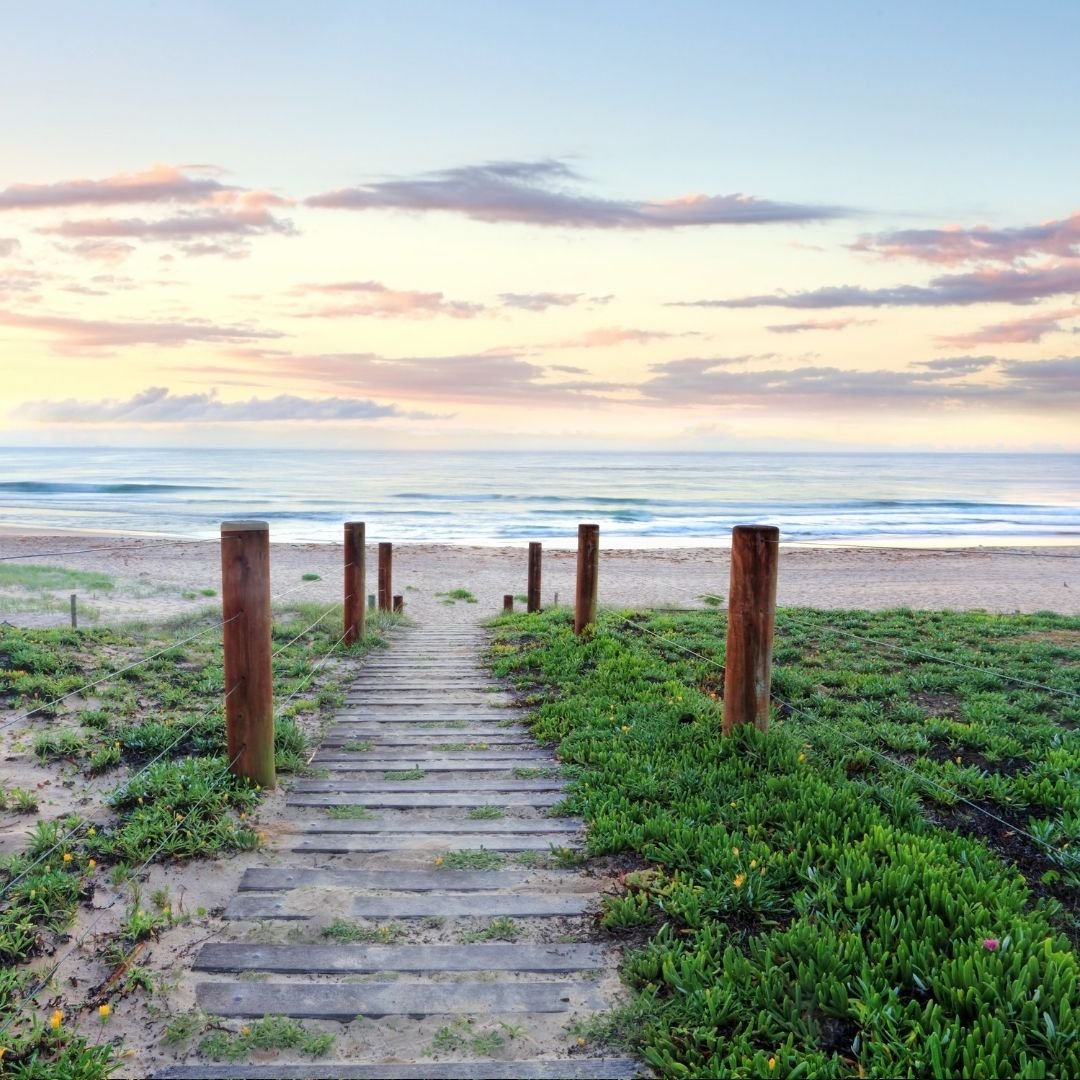 path to ocean