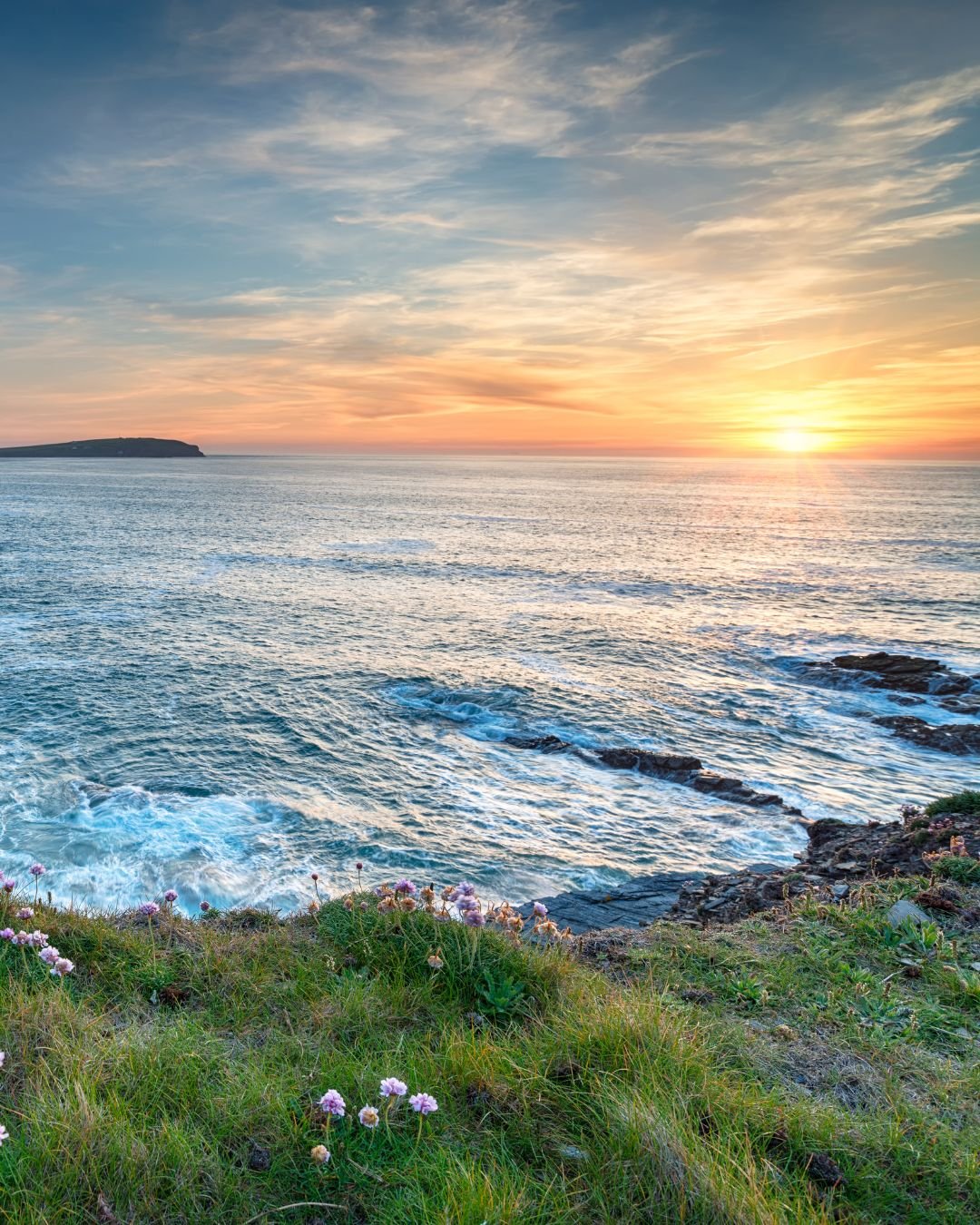 Sunsetting over Ocean