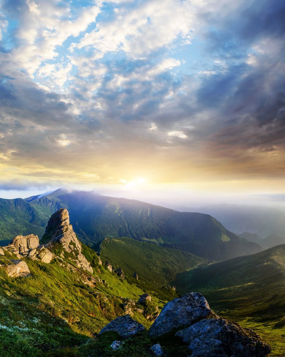 moutain sunset