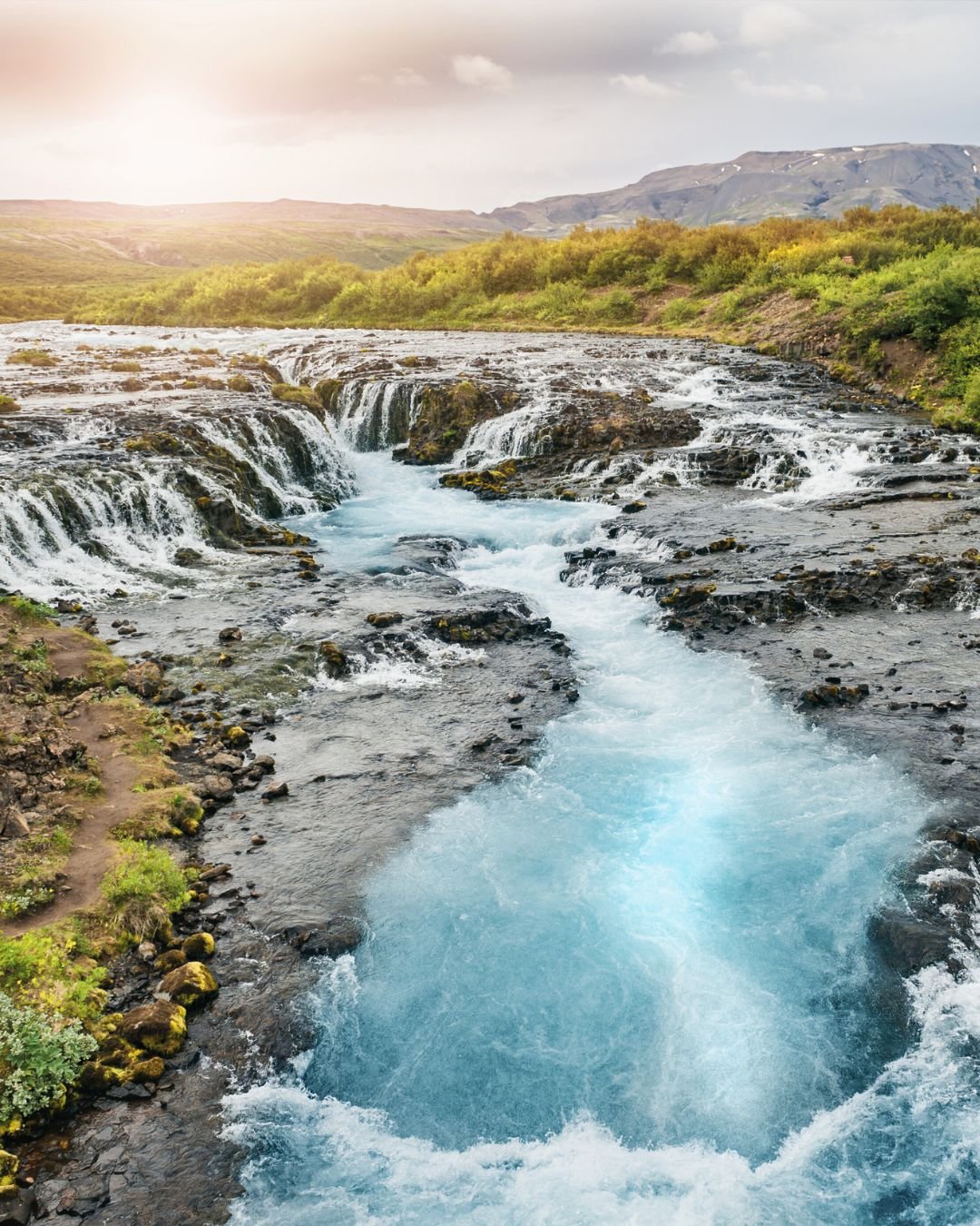 water through rocks