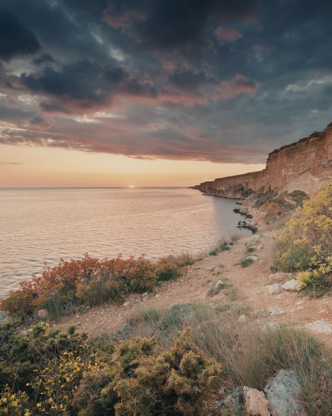 sunset ocean