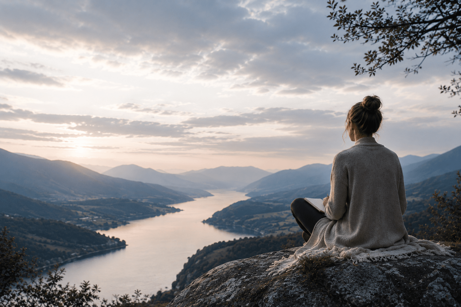 pathways to mastery2 woman looking at view of river