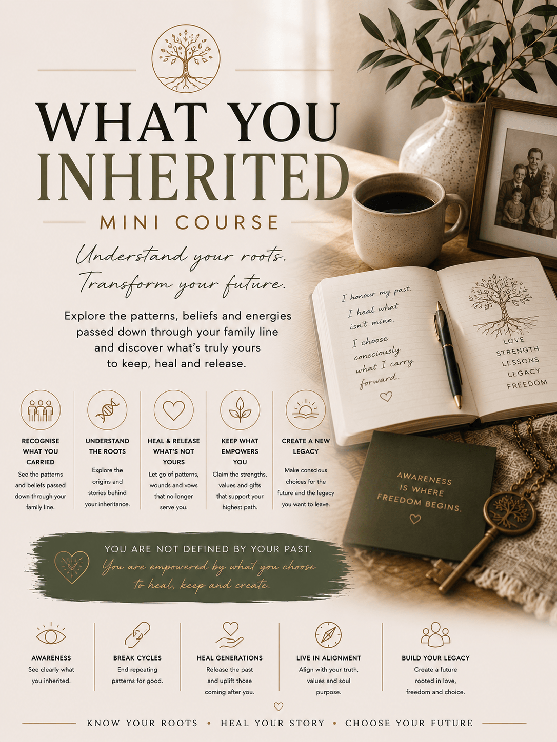 inherited journal with key