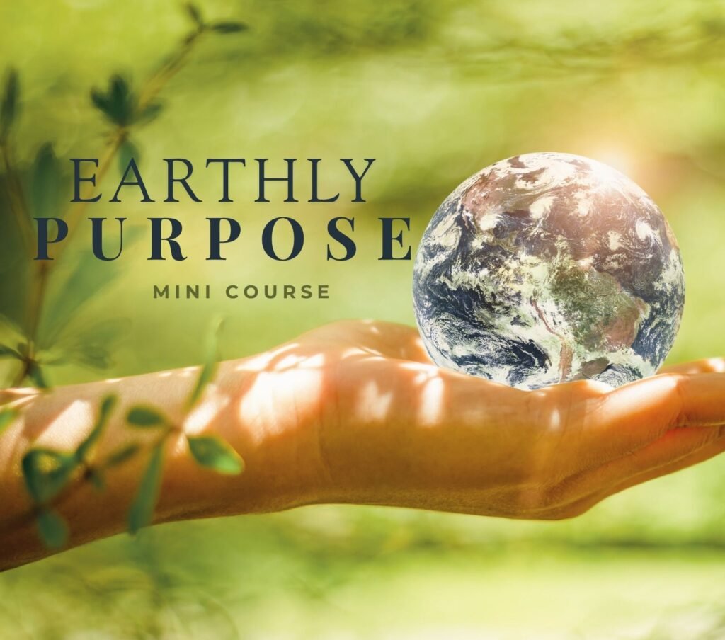 hand holding the earth